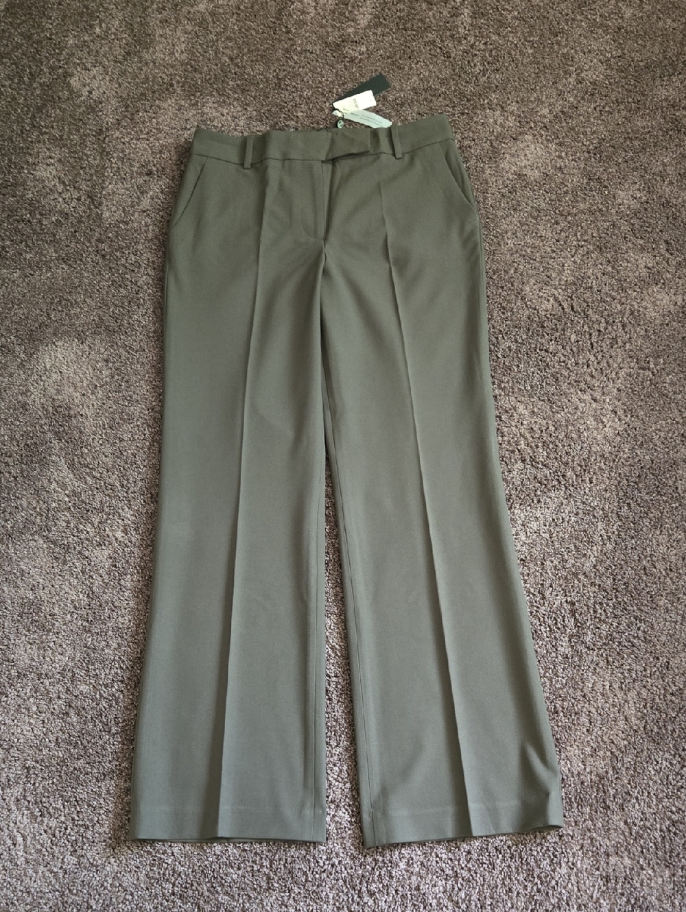 NEW Talbots Green Heritage Straight Leg Pants 8